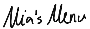 Mia's menu