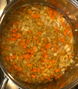 Veggie Saute Lentils