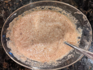 flax_plus_water in bowl