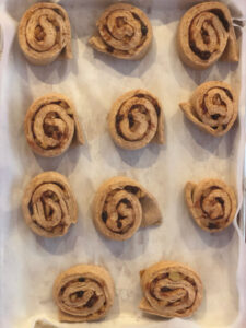 rolled before baking