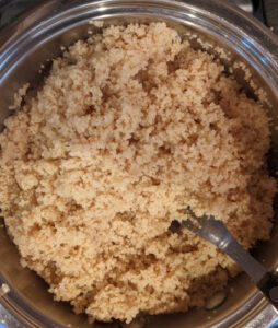 Couscous in a pot